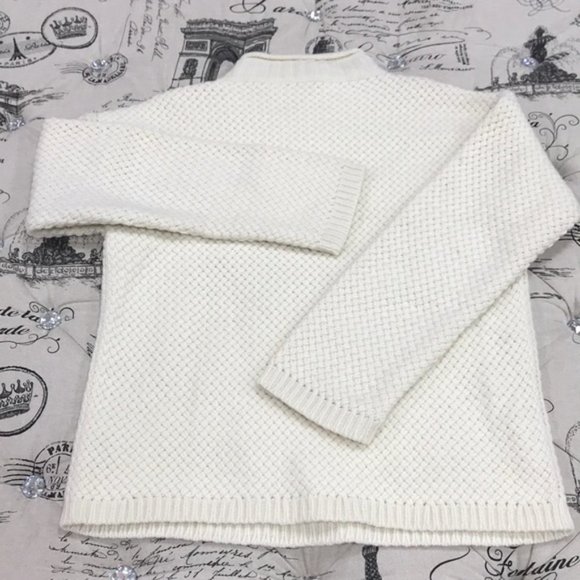 Theory Basket Stitch Funnelneck Sweater - Picture 7 of 7